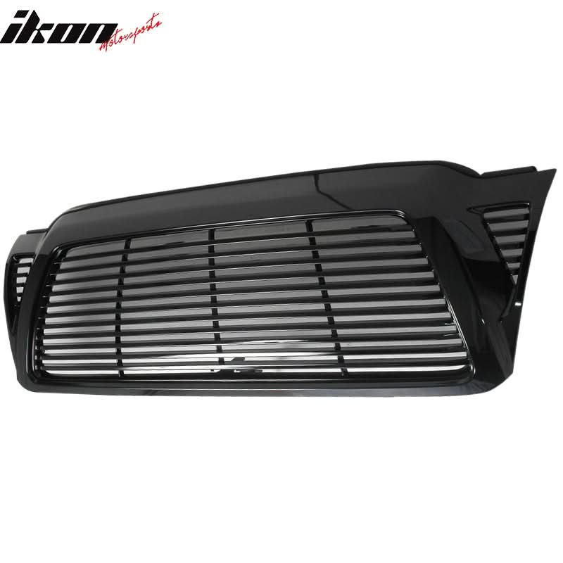 2005-2011 Toyota Tacoma Horizontal Style Black Front Hood Grille ABS