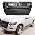 2007-2010 Ford Explorer Sport Trac Front Bumper Hood Grille Grill ABS