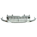 2002-2004 Nissan Xterra Vertical Chrome Front Bumper Hood Grille ABS