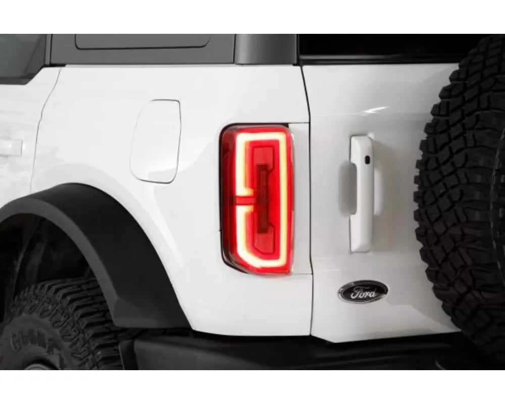 GT Styling 5 Piece Rear Black Out Kit Carbon Fiber Look Ford Bronco 2021-2022