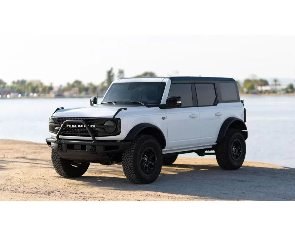 GT Styling 4 Piece Headlight Cover Kit Smoke Ford Bronco 2021-2022