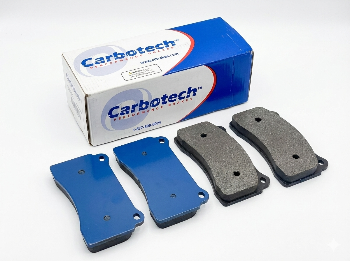 Carbotech Brake Pads for Ferrari 365 GTC 1969-1972 Low Dust High Performance Track Autocross Street