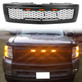 2007-2013 Chevy Silverado 1500 Front Bumper Hood Mesh Grille Grill