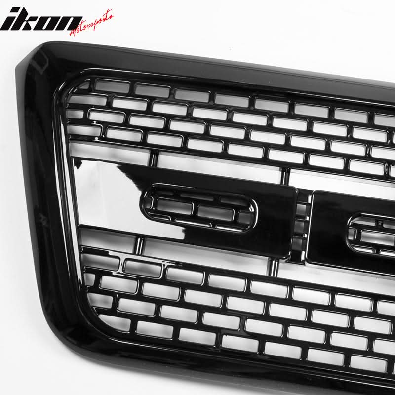 2004-2008 Ford F150 R Black Front Bumper Grille Hood Mesh Grill Guard