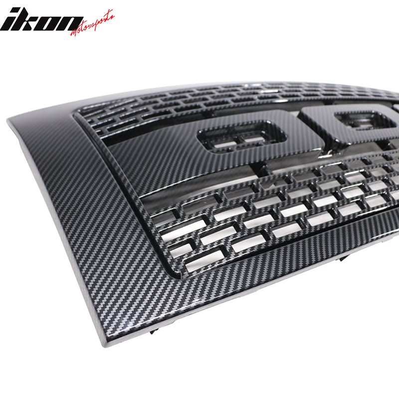 2009-2014 Ford F150 R Front Bumper Hood Grille Mesh Hood Guard ABS