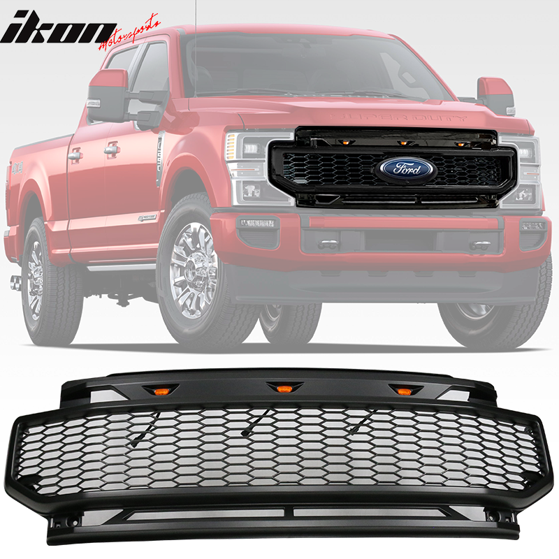 2020-2022 Ford F250 F350 F450 Super Duty Grill Car Front Grille ABS