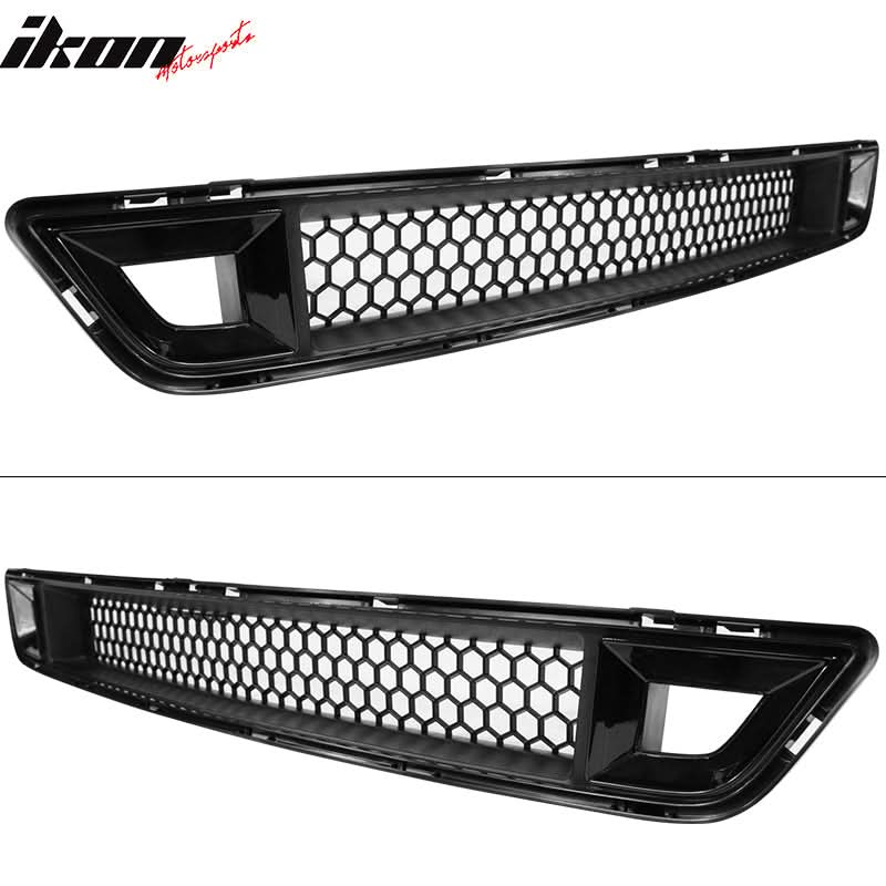 2015-2017 Ford Mustang Front Lower Grille With Smoked DRL LED Light
