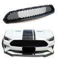 2018-2023 Ford Mustang Mesh Style Black Upper Grille ABS Plastic
