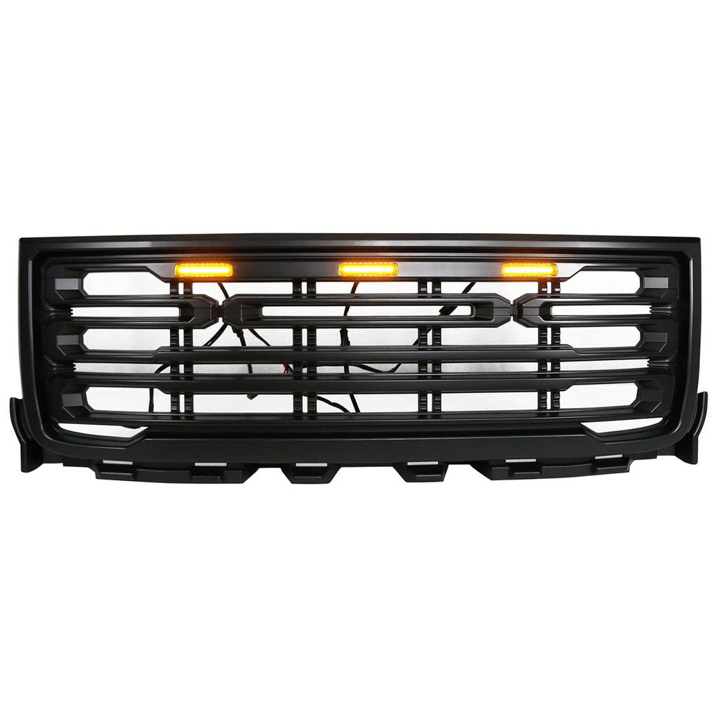 2011-2014 GMC Sierra 2500 3500 Front Bumper Hood Grille Guard Grill