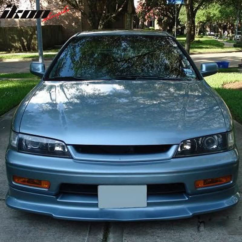 1994-1997 Honda Accord T-R Black Front Grill Hood Mesh Grille ABS