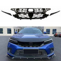 2022-2024 Civic Hatchback & SI OE Style Front Upper Grille Gloss Black