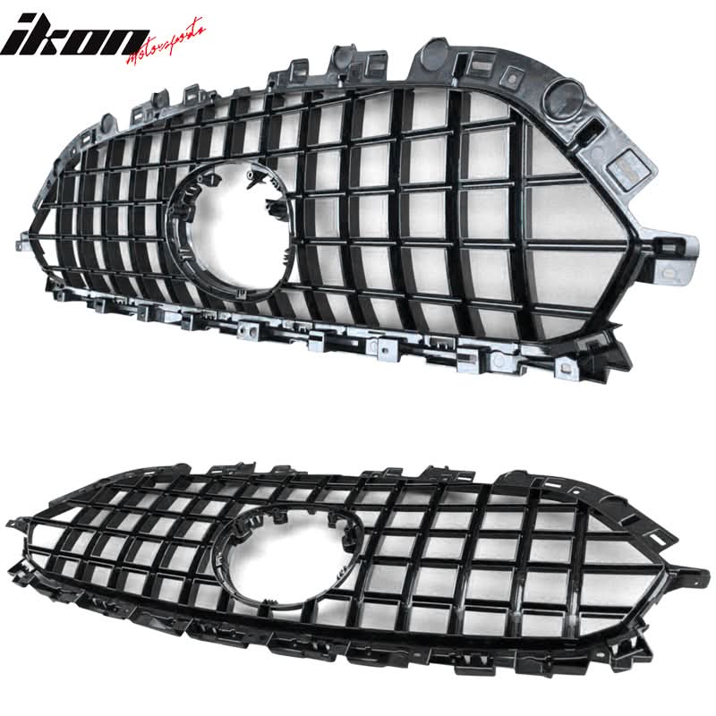 2017-2021 Mazda CX-5 Mesh Chrome Front Bumper Hood Grille Insert Guard