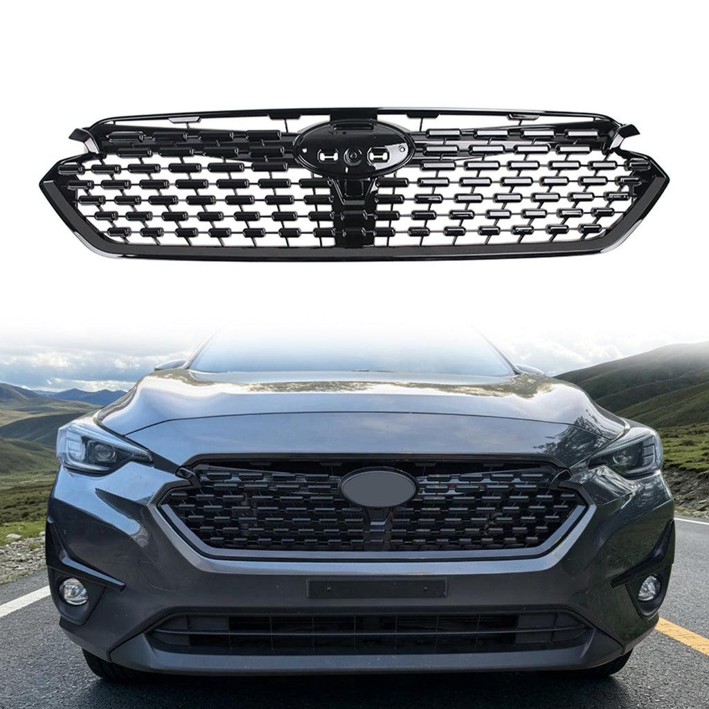 2024-2025 Subaru Impreza Sport Front Bumper Grille Gloss Black ABS