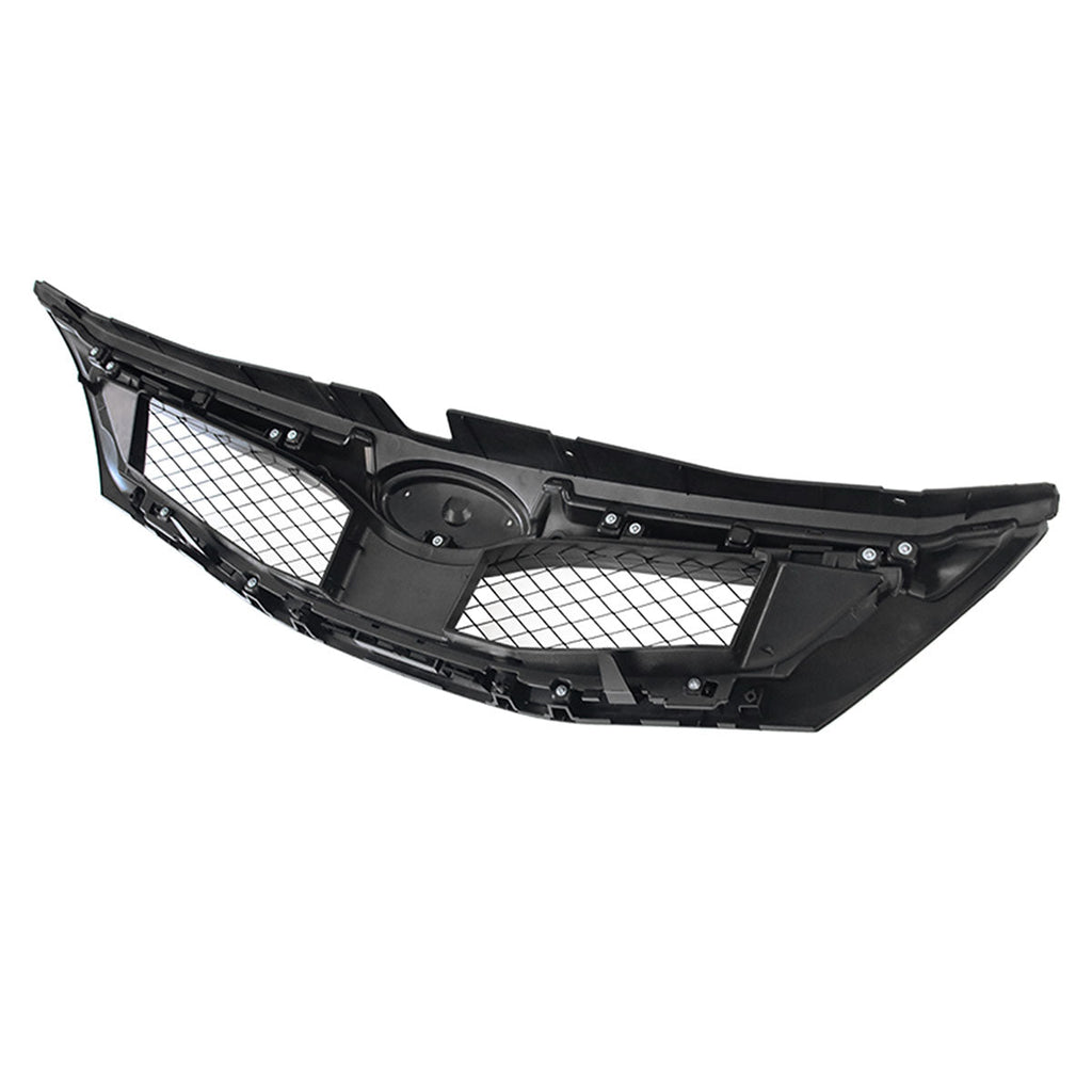 2008-2010 Subaru Impreza WRX OE Style Grille Gloss Black W/ Silver ABS