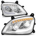 13-20 Peterbilt 579 / 11-18 Peterbilt 587 Chrome Headlights
