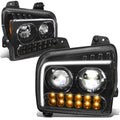 2019-2022 Kenworth W990 Black Headlights