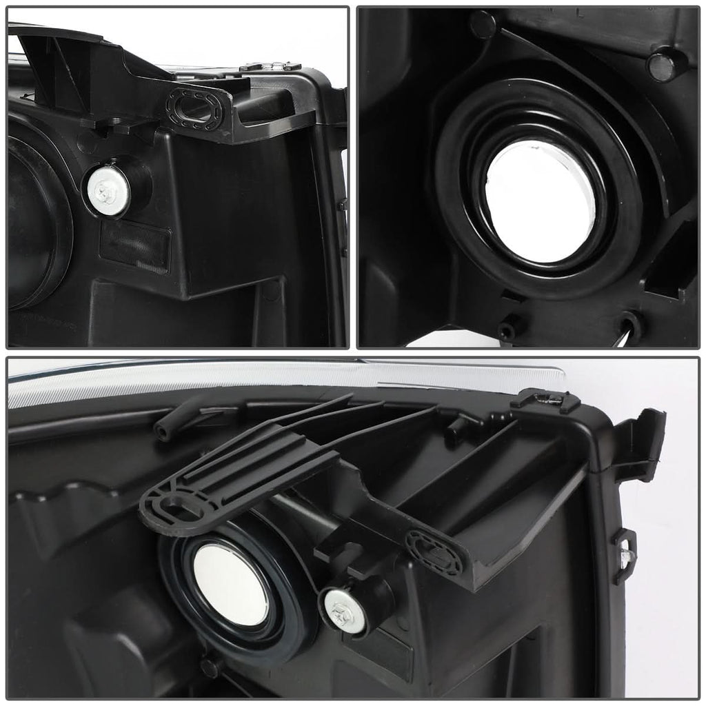 2007-2014 Chevrolet Silverado LED Reflector Headlights Chrome Housing