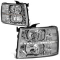 07-14 Chevrolet Silverado LED Reflector Headlights Chrome Housing