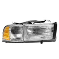 94-02 Dodge Ram OEM Style Right Headlight - Chrome Housing