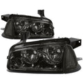 2006-2010 Dodge Charger Smoke Housing Headlights with Clear Corner