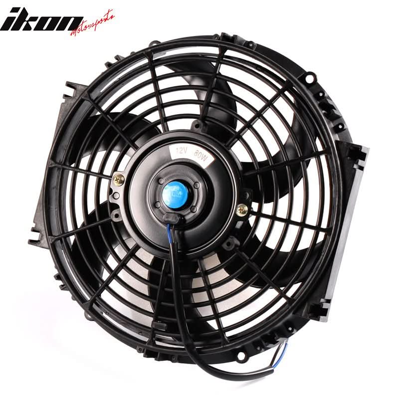 10in Pull Push Electric Radiator Engine Cooling Fan W/ Mount Kit