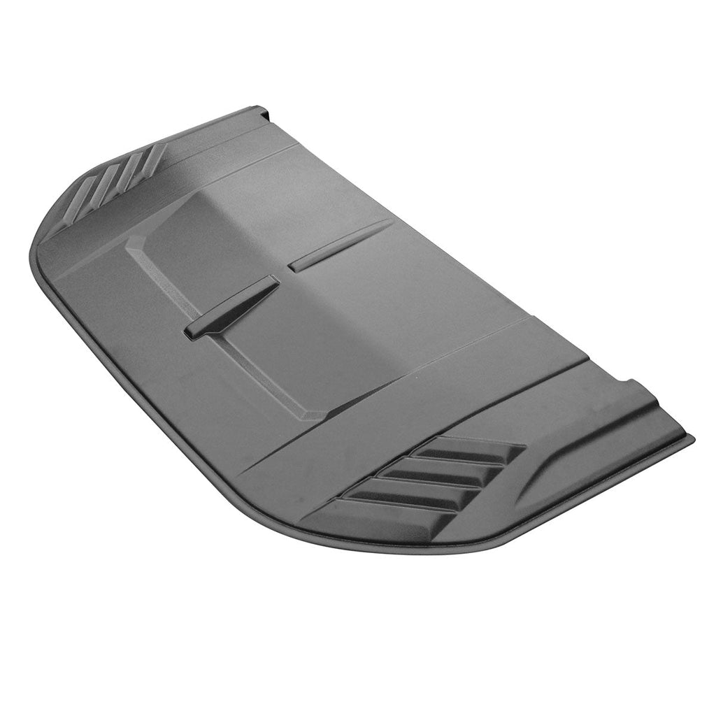 2021-2025 Ford Bronco Sanded Black Front Hood Bonnet Cover Trim ABS