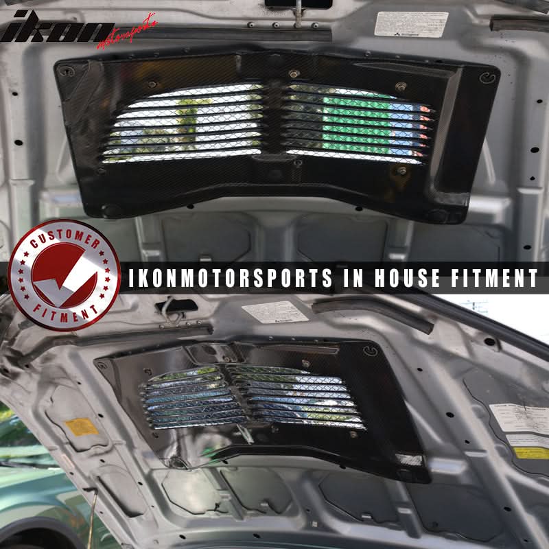 2003-2007 Mitsubishi Evo 8 9 Hood Scoop Vent Carbon Fiber