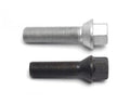 H&R Wheel Bolt 57mm 14x1.5 Inch Black Steel for Mercedes - Lug Nut Set