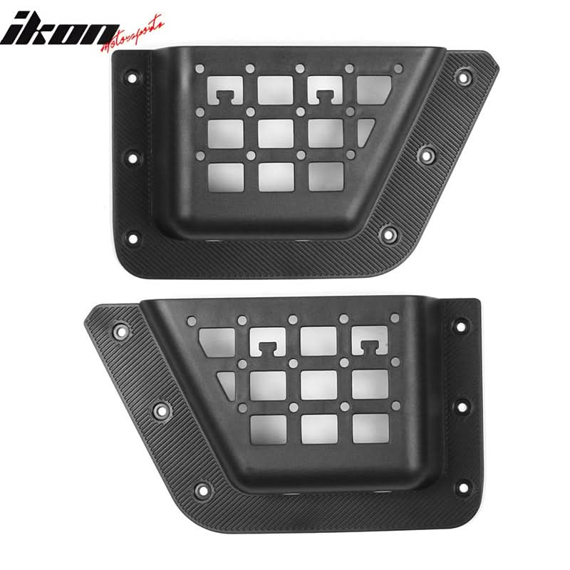 2021-2025 Ford Bronco 4 Door Black Rear Door Storage Box ABS 2PCS
