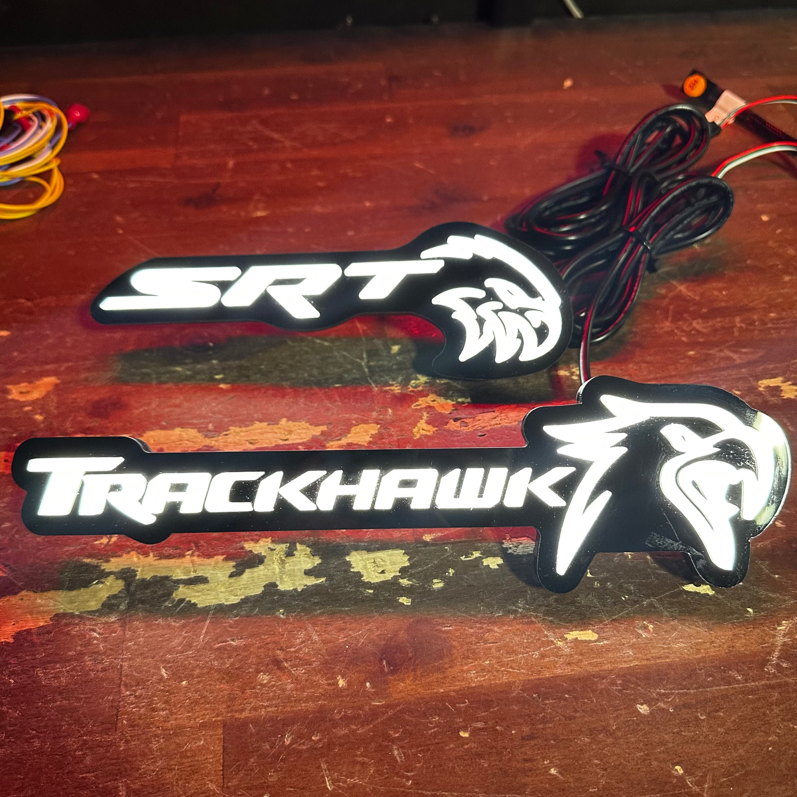 Jeep Trackhawk RGBW Flow Series LED Grill Emblem