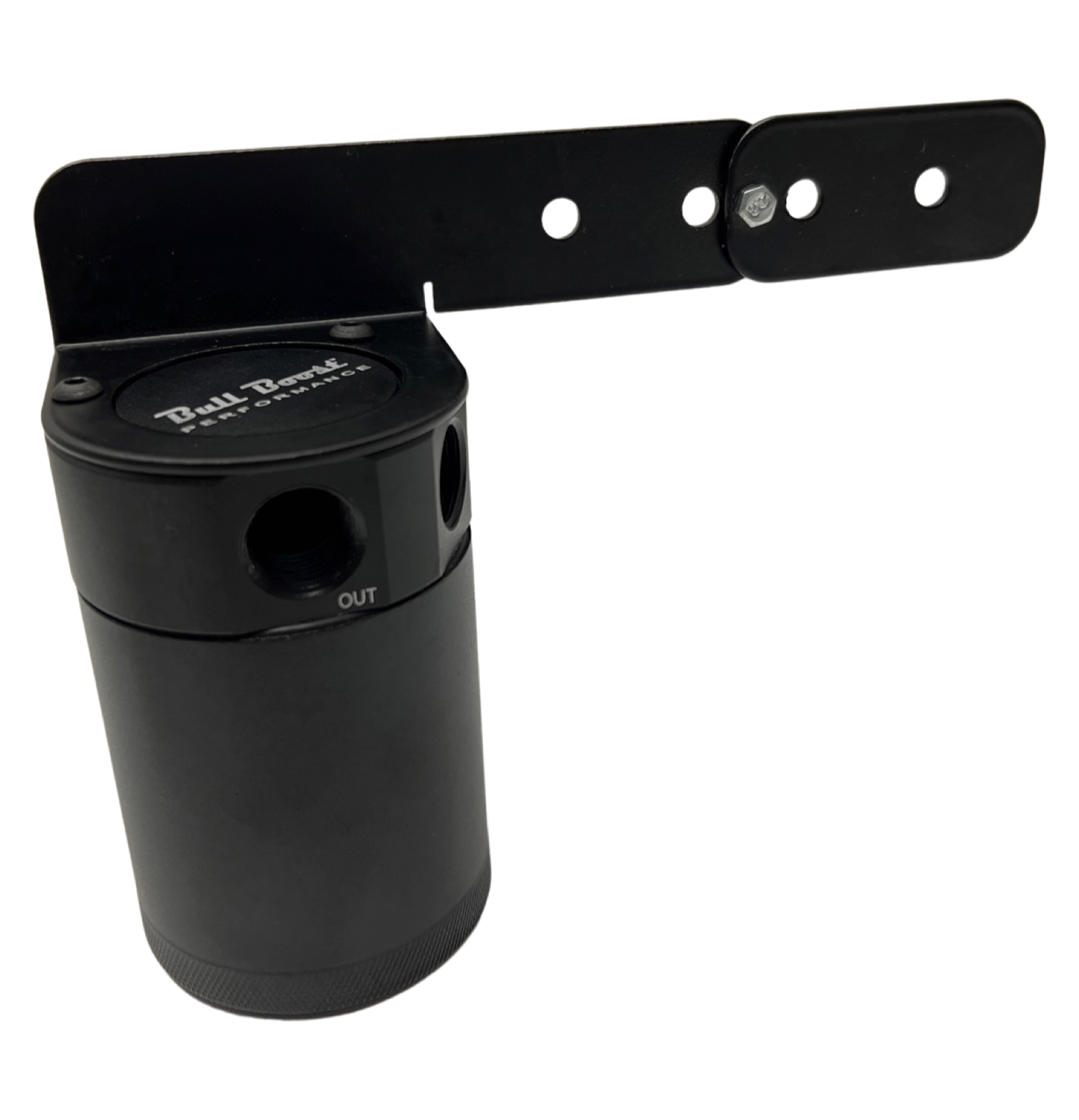 Universal Performance Oil Catch Can 2 Port -10AN + Mounting Bracket Kit Turbo V2