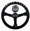 Deadboyz Suede Leather Steering Wheel Hub Adapter Kit For Impreza WRX Legacy