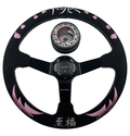 Pink Bliss Heart Steering Wheel Hub Adapter Kit For 96-06 Civic, Prelude, S2000, Accord, RSX