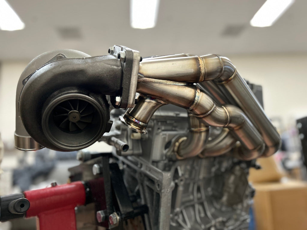 K Series Sidewinder Manifold K20 K24 T4 .82 Billet Turbo K Swap Kit 06-11 8th Gen EP3 Civic Si Type R