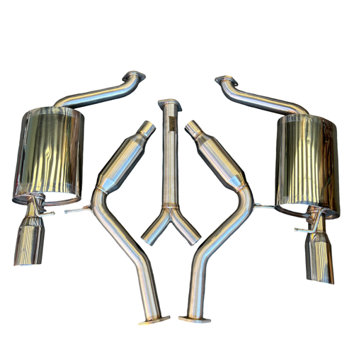 3" Stainless Dual Catback Exhaust Muffler For 92-00 SC300 SC 300 Soarer