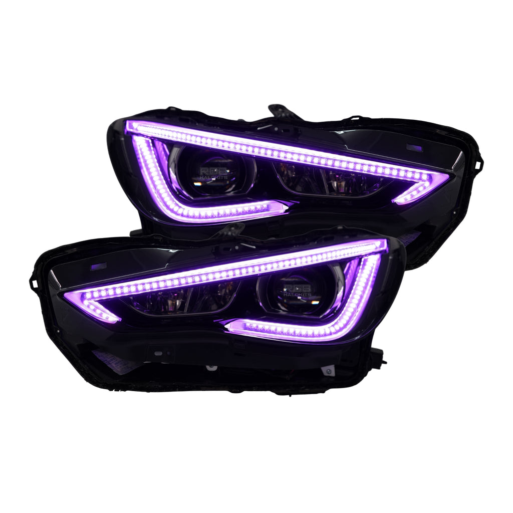 Infiniti Q60 DRL Boards (Multicolor Flow) 2016-2022
