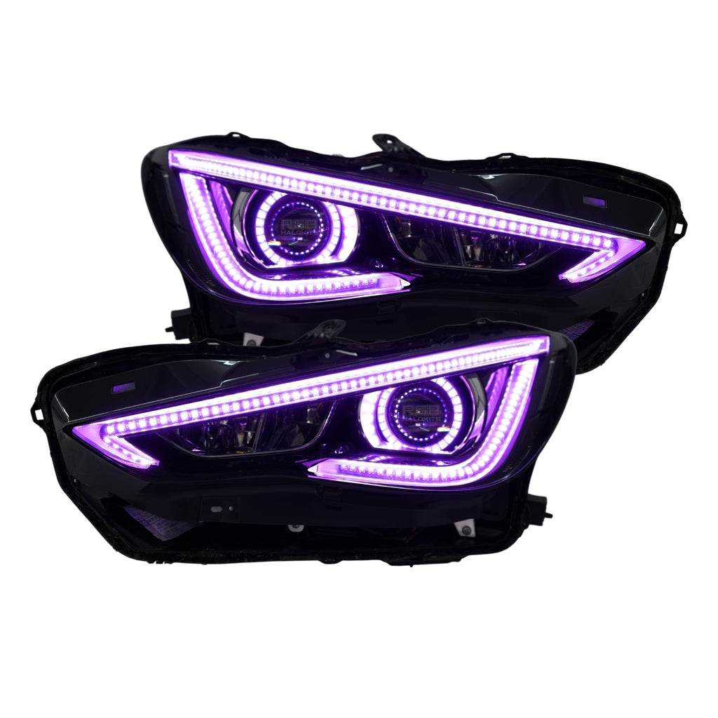 Infiniti Q60 DRL Boards (Multicolor Flow) 2016-2022