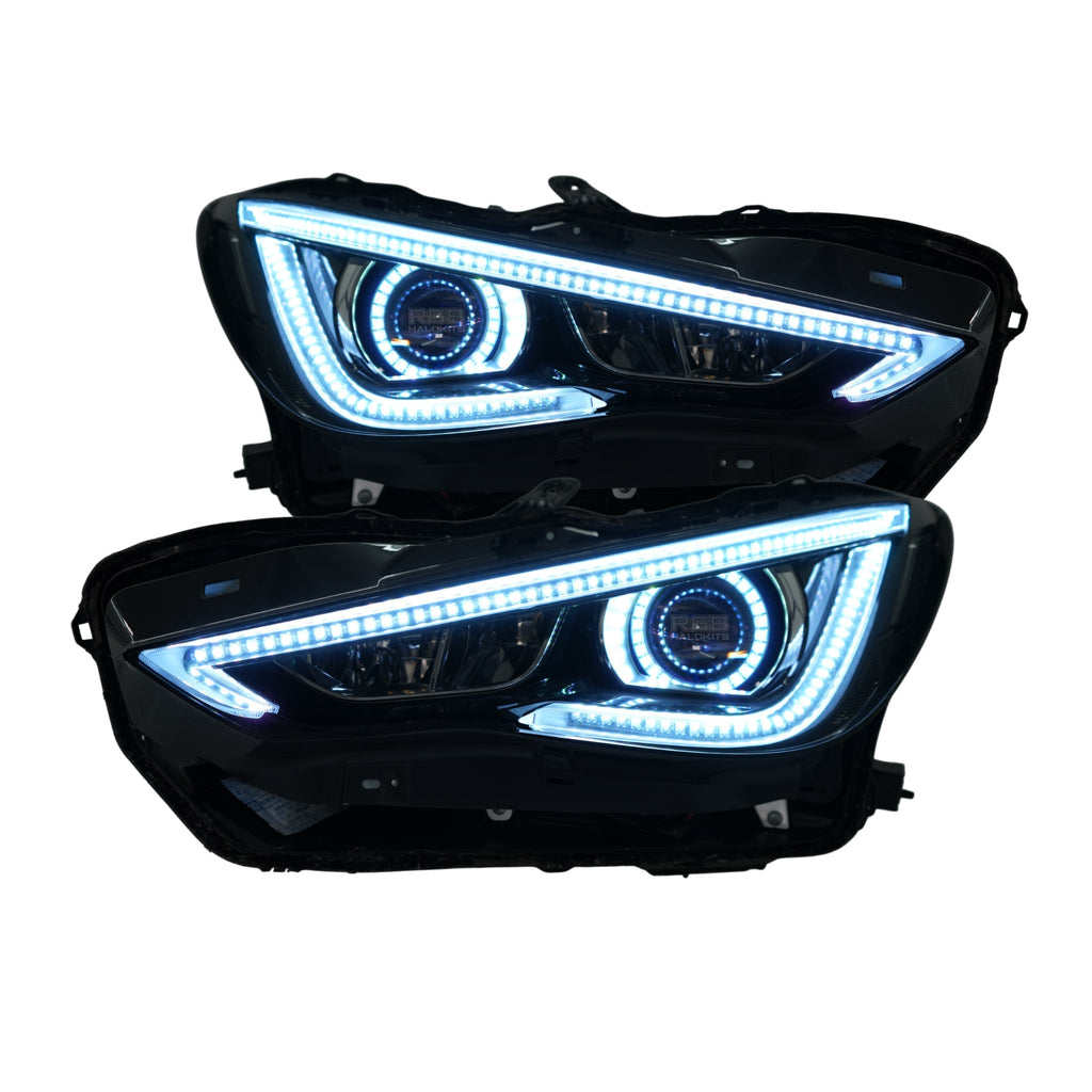 Infiniti Q60 DRL Boards (Multicolor Flow) 2016-2022