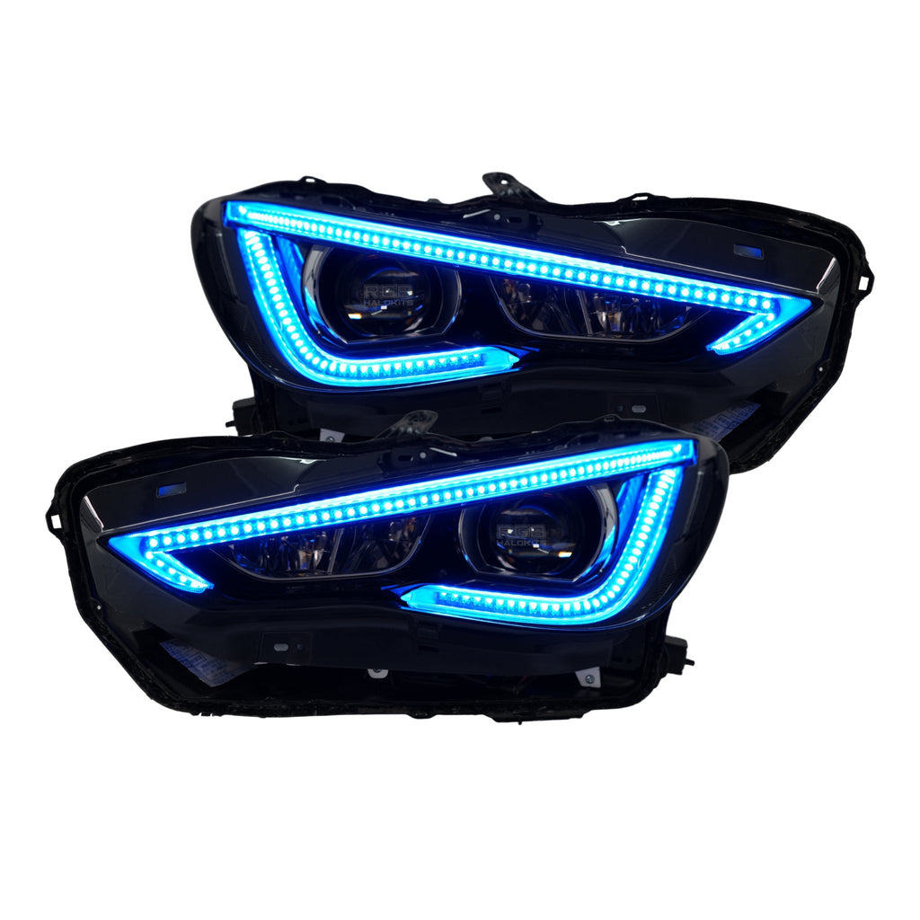 Infiniti Q60 DRL Boards (Multicolor Flow) 2016-2022