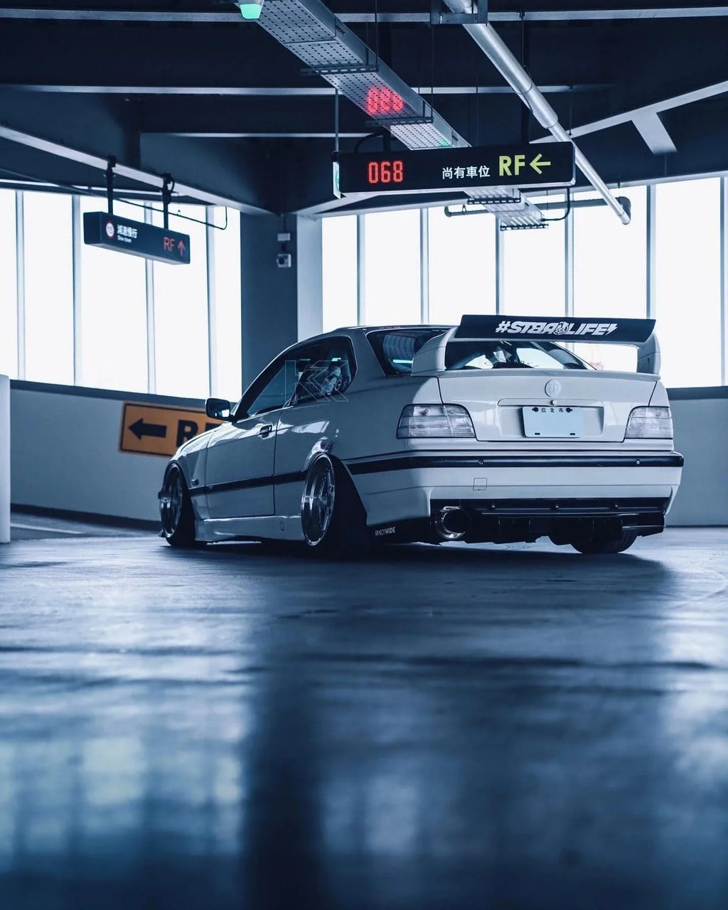 BMW E36 Coupe/Convertible Custom Clear Tail Lights V3 (1992-1999)