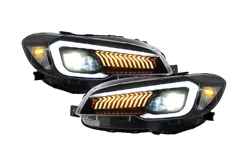 Subaru WRX & WRX STI 1st Gen (VA) Black LED Matrix Projector Headlights (2015-2021)