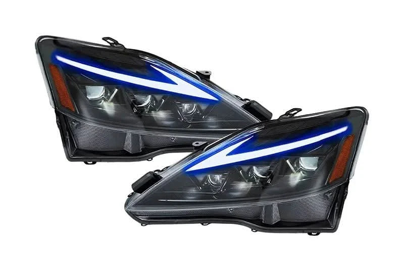 Lexus IS250/IS250C/IS350/IS220d & ISF(XE20) Smoked Matrix Projector Headlights (2006-2014)
