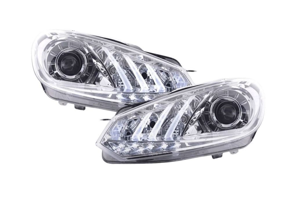 Volkswagen Golf 6 Chrome DRL Headlights (2008 - 2014)