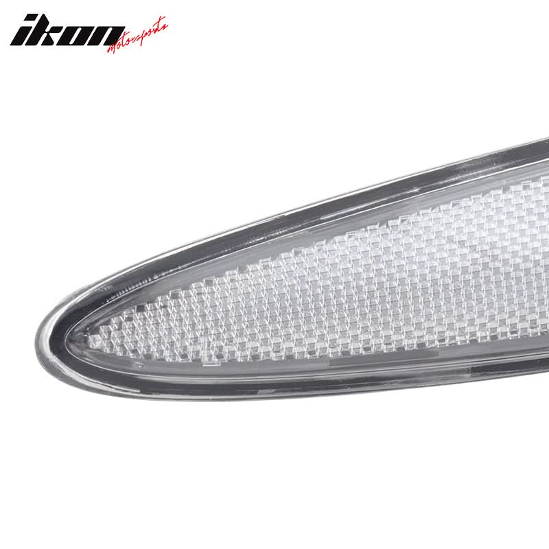 2000-2003 Nissan Maxima JDM Black Front Bumper Side Marker Lights