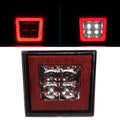 Universa Square Red LED Rear Tail Third 3RD Brake Lights