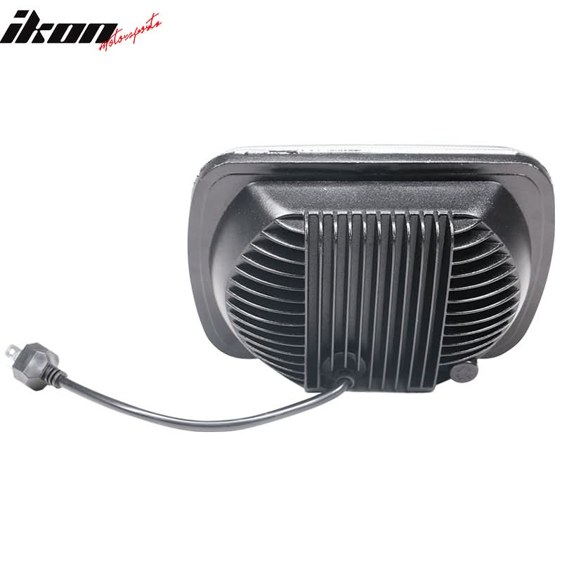 7in x 6in Full LED Sealed Beam Square Projector Headlight Clear Lens