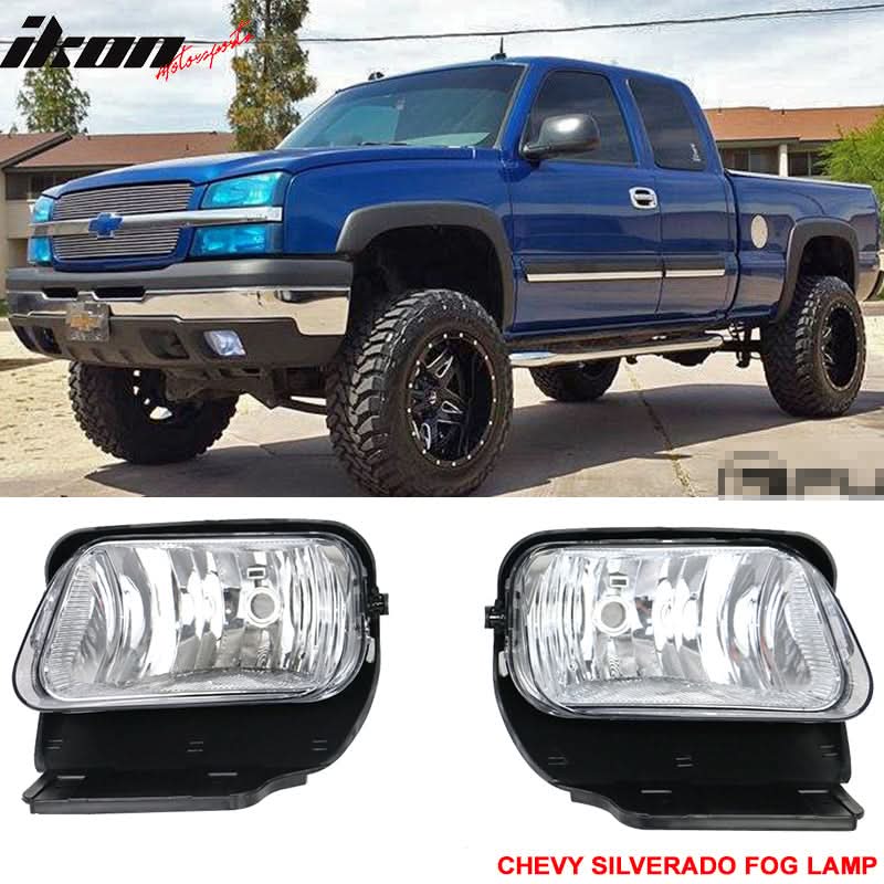 2003-2006Â Chevy Silverado Fog Lights Wiring Kit Bulb H10 12V 42W ABS