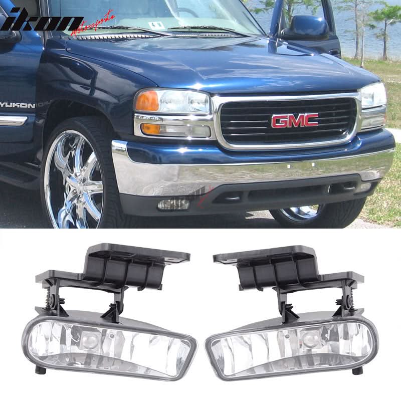 1999-2002Â Chevy Silverado OEM Style Clear Lens Fog Lights Lamp 2PC