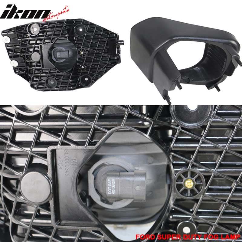 Fits 11-16 F250 F350 F450 F550 Fog Light Lamp Switch Wiring Bulb Kit