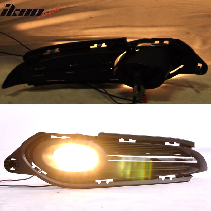 Fits 16-18 Honda HRV Front Fog Light Lamp + Switch Wiring Kit Clear